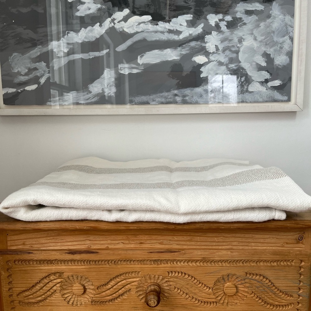 Cultiver Luna Stripe Throw - Picture 2 of 7
